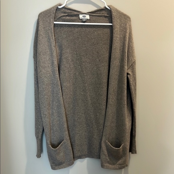 Old Navy Taupe Open-Front Cardigan Sweater with Pockets XS - Picture 4 of 6